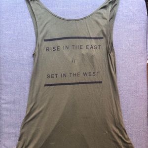 BCBG A-line tunic tank